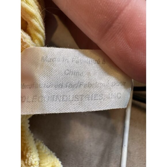 Cabbage Patch Kids Preemie Yellow Sailboat Overalls Jumper Corduroy Vtg 1984 - Picture 5 of 6